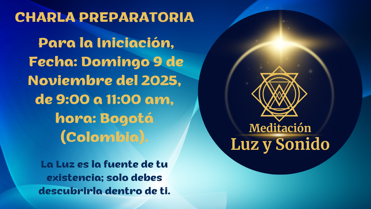 CHARLA PREPARATORIA PARA LA INICIACIÓN